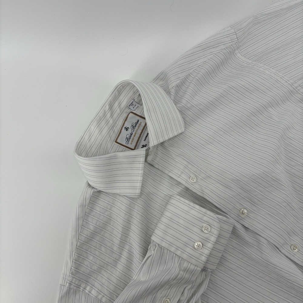 Brooks Brothers Shirt Mens 16 32 Striped Thomas‎ Mason Luxury Shirt Collection